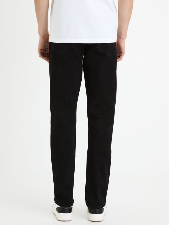 Celio Črne moške kavbojke ravnega kroja Celio C15