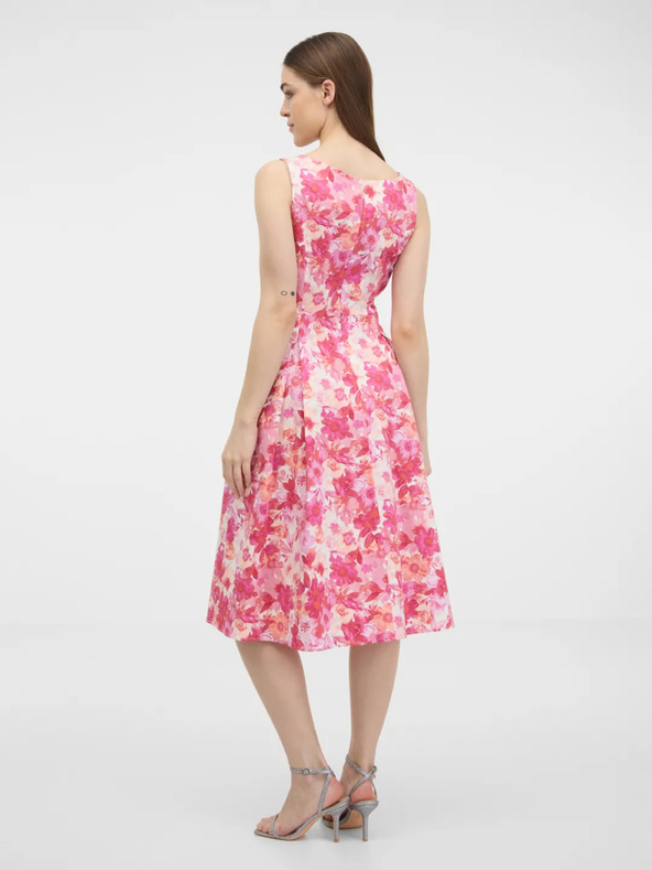 Orsay Roza ženska cvetlična obleka ORSAY