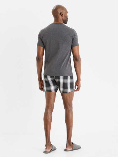 Celio Siva moška karirasta kratka pižama Celio Gipyshort2