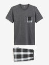Celio Siva moška karirasta kratka pižama Celio Gipyshort2