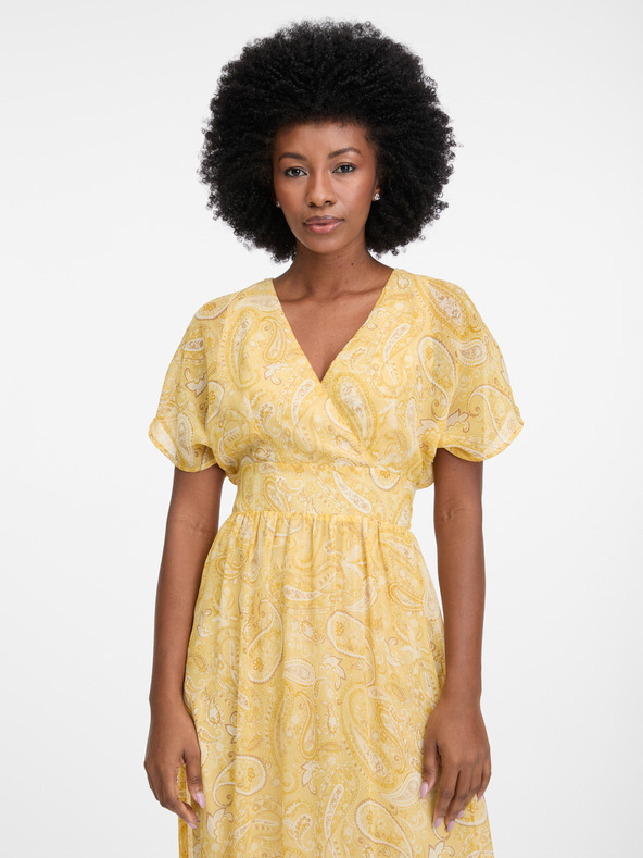 Orsay Rumena ženska maksi obleka ORSAY