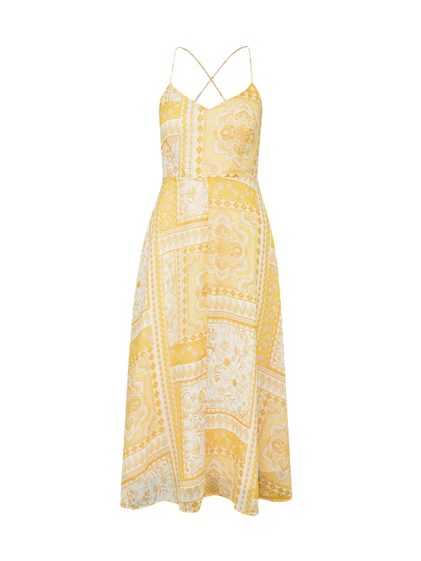 Orsay Rumena ženska midi obleka ORSAY