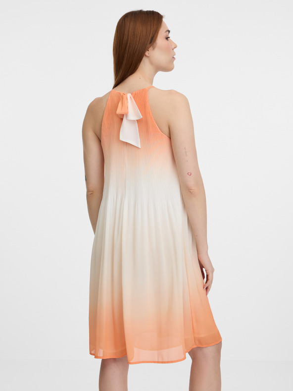 Orsay Oranžna ženska obleka do kolen ORSAY