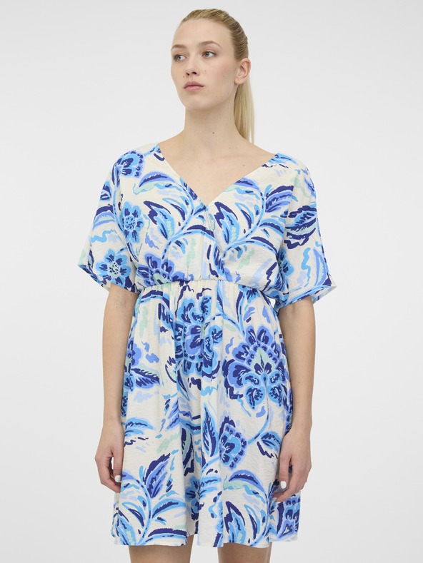 Orsay Modra ženska kratka obleka ORSAY