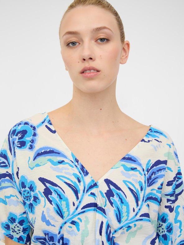 Orsay Modra ženska kratka obleka ORSAY