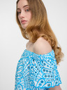 Orsay Modra ženska vzorčasta bluza ORSAY