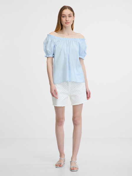 Orsay Svetlo modra ženska bluza ORSAY