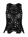 Orsay Črna ženska kvačkana majica ORSAY