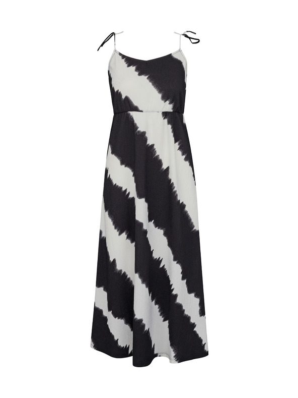 Orsay Črno-bela ženska obleka ORSAY