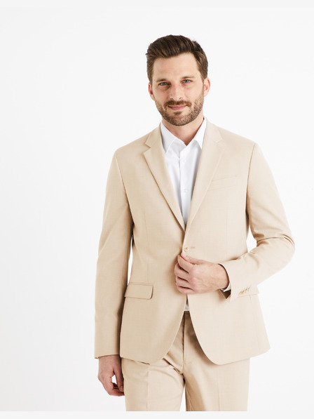 Celio Bež moški suknjič Celio Buamaury
