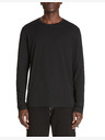 Celio Črna moška majica z dolgimi rokavi Celio Geuniml