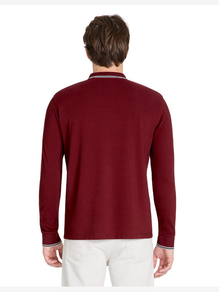 Celio Moška polo majica v bordo barvi Celio Decolml