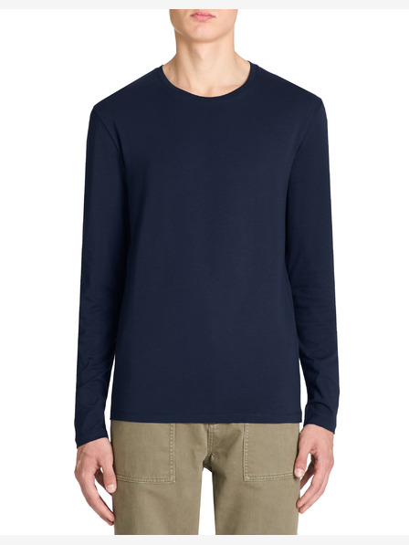 Celio Temno modra moška majica z dolgimi rokavi Celio Julesflash