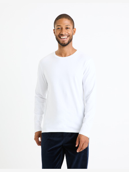 Celio Bela moška majica z dolgimi rokavi Celio Fabeille2 regular