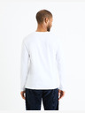 Celio Bela moška majica z dolgimi rokavi Celio Fabeille2 regular