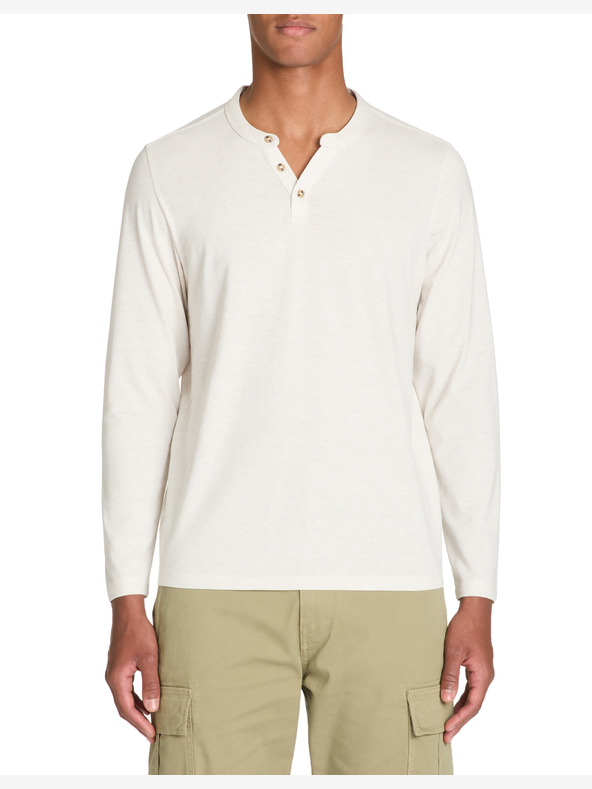 Celio Kremasta moška majica z dolgimi rokavi Celio Fegetiml