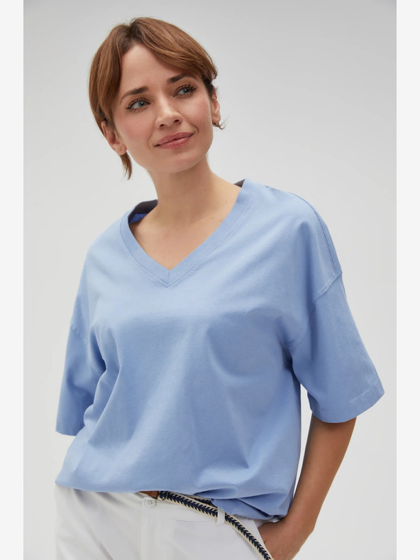 Moodo Svetlo modra ženska majica Moodo
