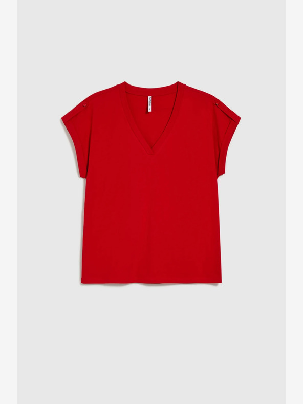 Moodo Rdeča ženska majica Moodo