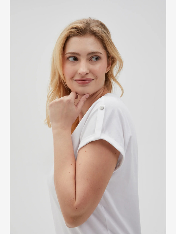 Moodo Bela ženska majica Moodo