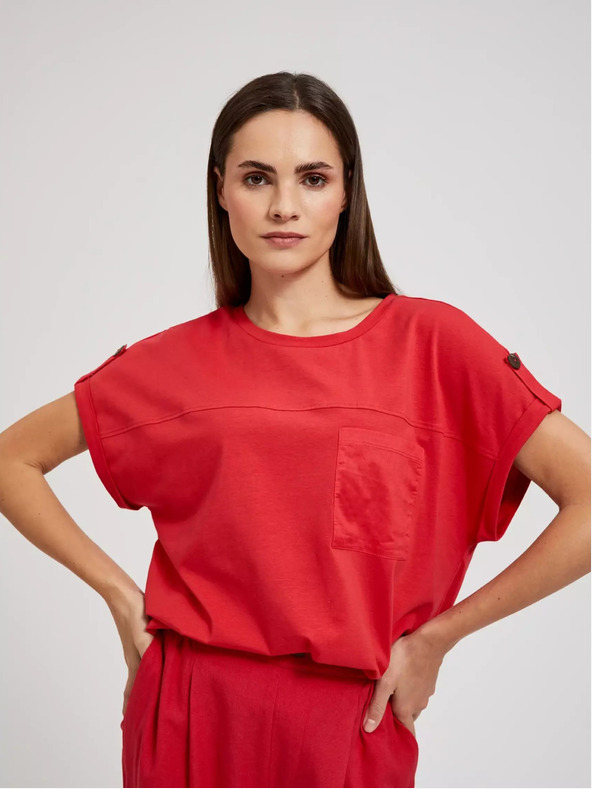 Moodo Rdeča majica Moodo