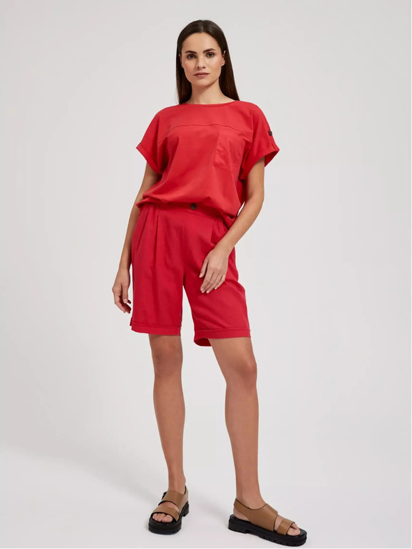 Moodo Rdeča majica Moodo