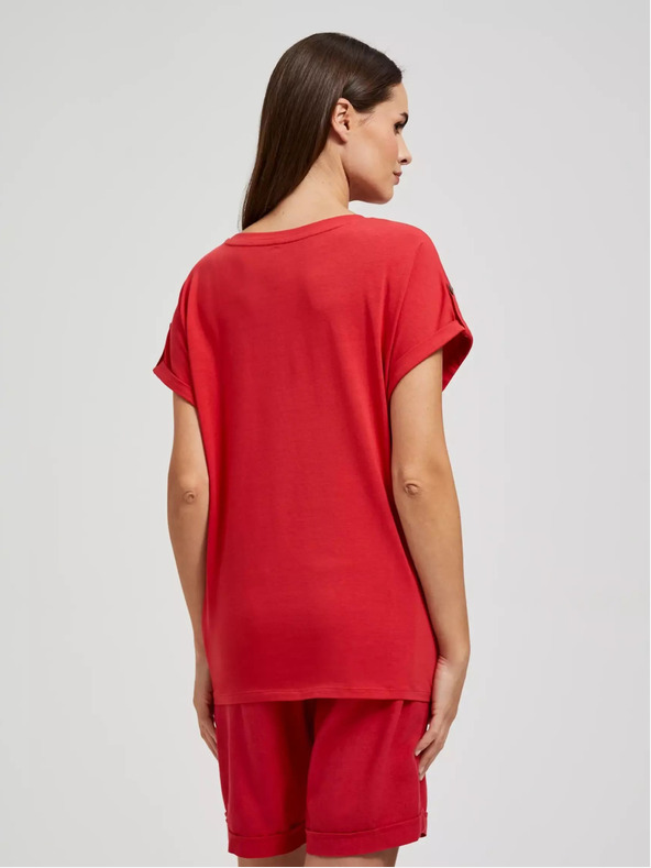 Moodo Rdeča majica Moodo