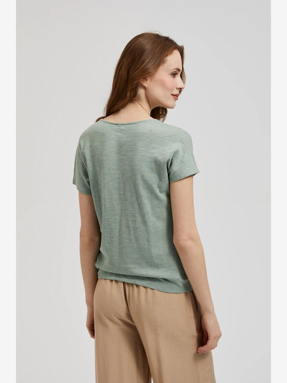 Moodo Zelena majica s kratkimi rokavi Moodo