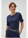 Moodo Temno modra ženska majica Moodo