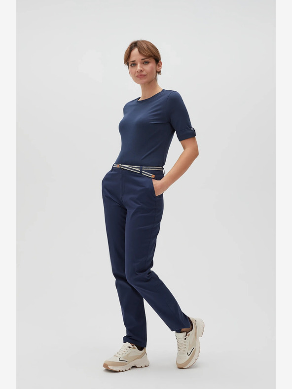 Moodo Temno modra ženska majica Moodo