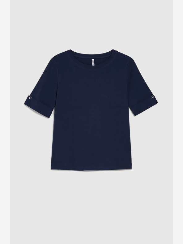 Moodo Temno modra ženska majica Moodo