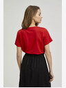 Moodo Rdeča majica s kratkimi rokavi Moodo