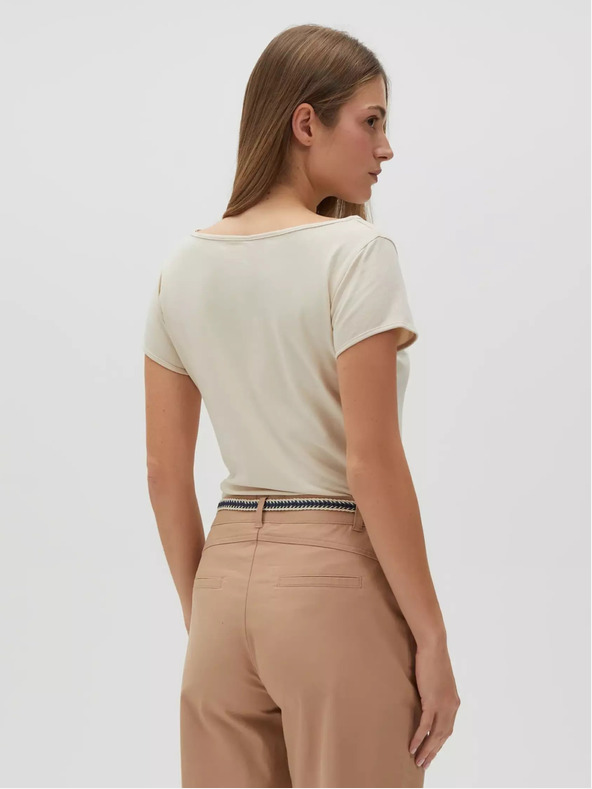 Moodo Bež ženska majica Moodo