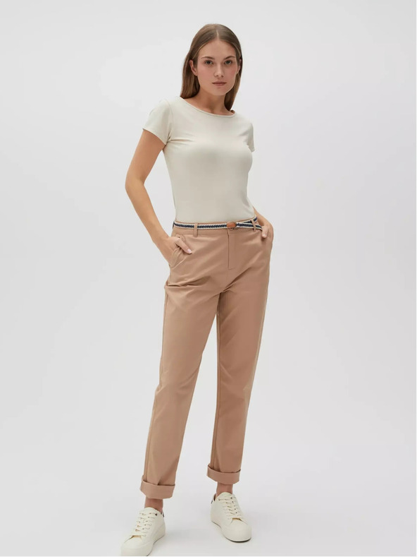 Moodo Bež ženska majica Moodo