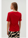 Moodo Rdeča ženska majica Moodo