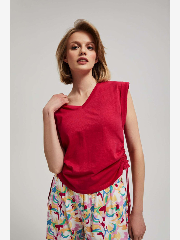 Moodo Temno roza majica Moodo