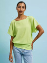 Moodo Zelena majica z okroglim vratom Moodo
