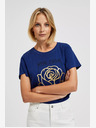 Moodo Temno modra majica s potiskom Moodo