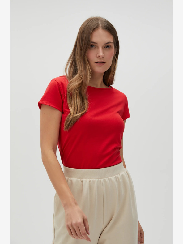 Moodo Rdeča ženska majica Moodo