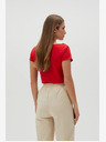 Moodo Rdeča ženska majica Moodo