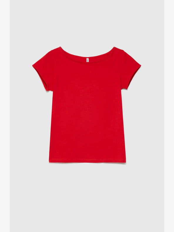 Moodo Rdeča ženska majica Moodo