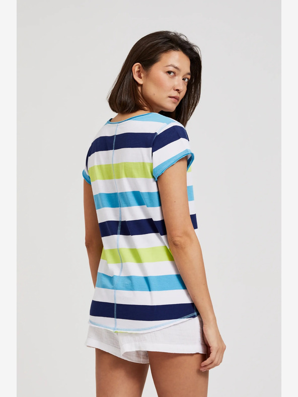 Moodo Bela in turkizna majica Moodo