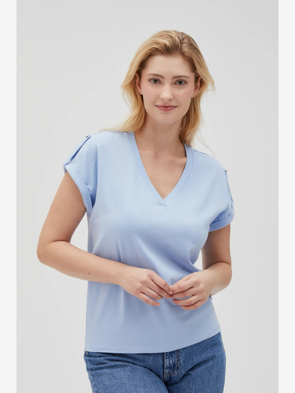 Moodo Svetlo modra ženska majica Moodo