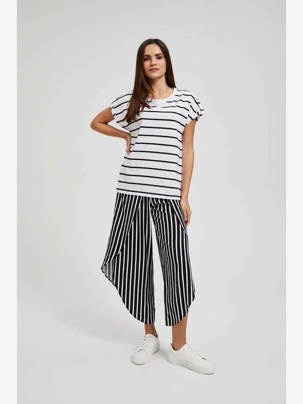 Moodo Ženska črtasta majica Moodo