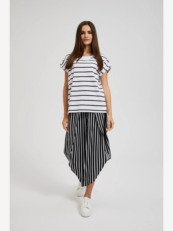 Moodo Ženska črtasta majica Moodo