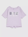 Moodo Svetlo vijolična majica z bleščicami Moodo