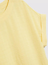 Moodo Rumena majica s kratkimi rokavi Moodo