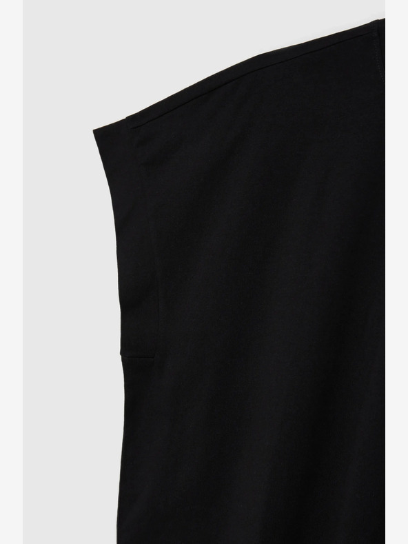 Moodo Črna ženska dolga srajca Moodo