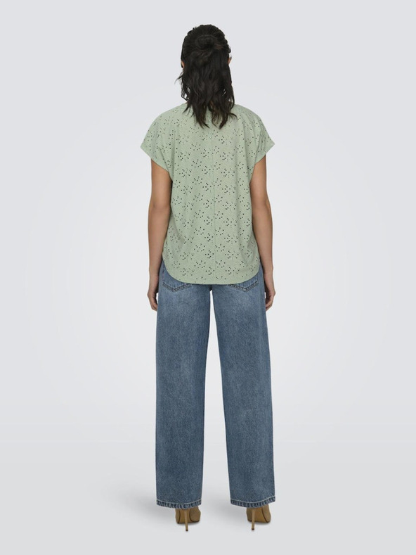 ONLY Svetlo zelena ženska majica SAMO