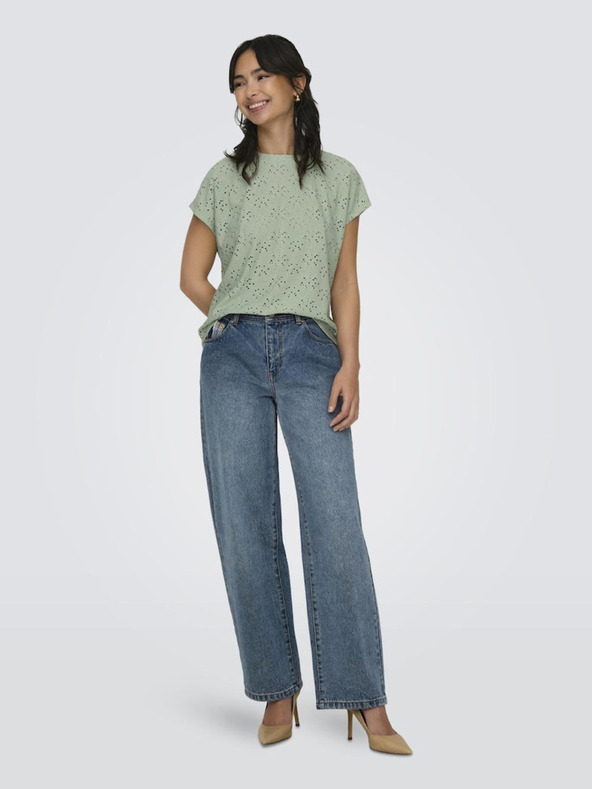 ONLY Svetlo zelena ženska majica SAMO