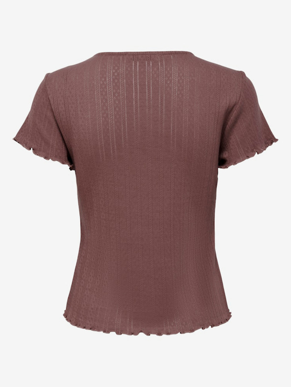 ONLY Ženska majica ONLY v bordo barvi